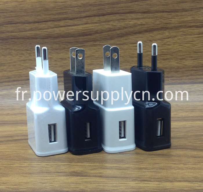Chargeur de voyage USB US EU Plug 5V2.1A US EU Plug 5V2.1A USB Travel Charger